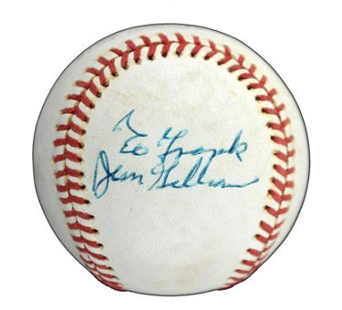 Jim "Junior" Gilliam Single Signed N.L. Baseball